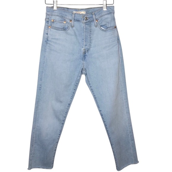 LEVI'S Wedgie Skinny Light Wash Jeans Size 28 - Picture 4 of 8
